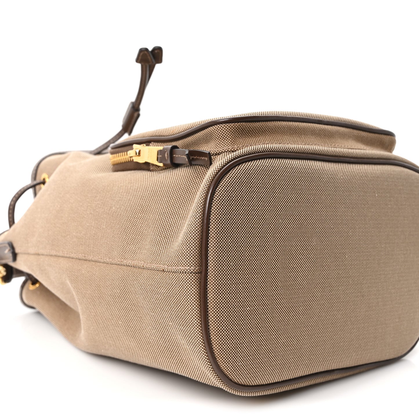 Jacquard Logo Mini Bucket Crossbody Bag Corda Bruciato