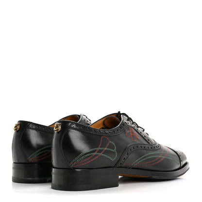 Gucci Quentin Goatskin Mens Loafers 9 Black 5 of 10
