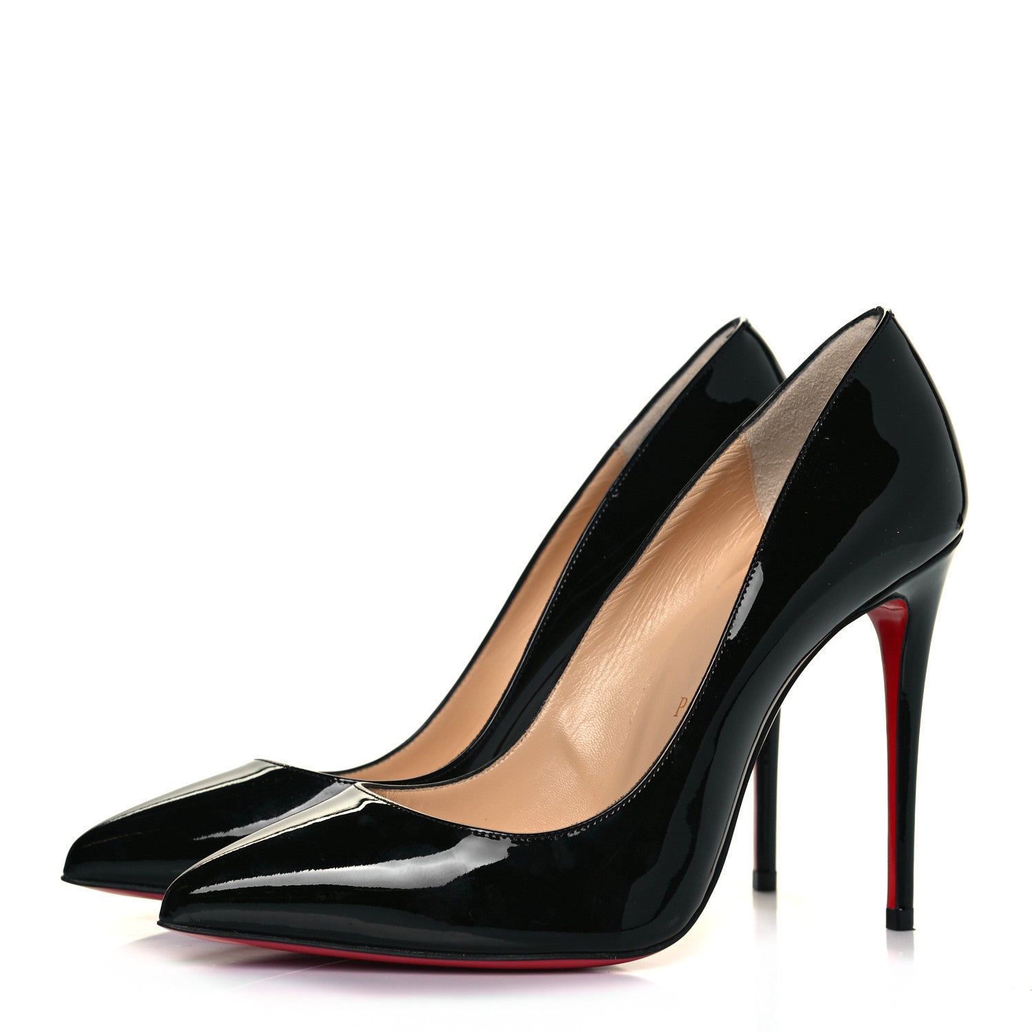 Christian Louboutin Patent Pigalle Follies 100 Pumps 37 Black 3 of 8