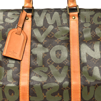 Louis Vuitton Graffiti Keepall 50 Kaki 6 of 9