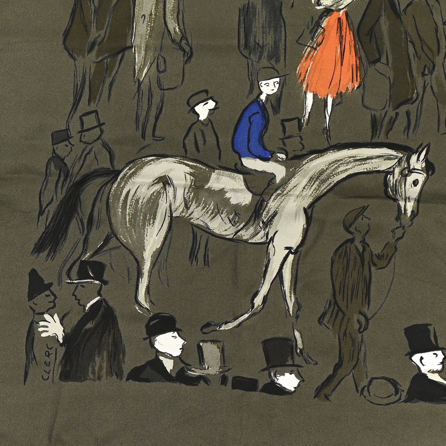 Silk Paddock Scarf 90