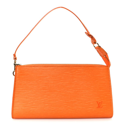Louis Vuitton Epi Pochette Accessories 24 Mandarin 1 of 21