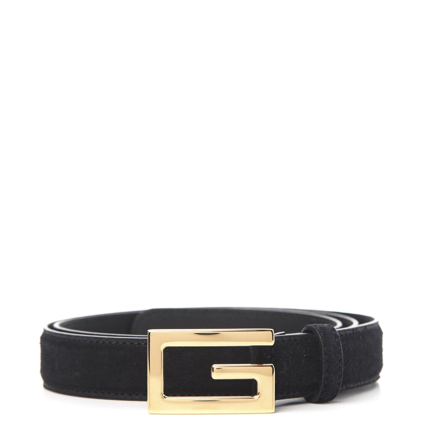 Suede Icaro G Cube 25mm Belt 85 34 Black