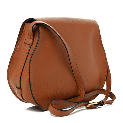 Chloe Calfskin Medium Marcie Round Crossbody Bag Tan 3 of 11