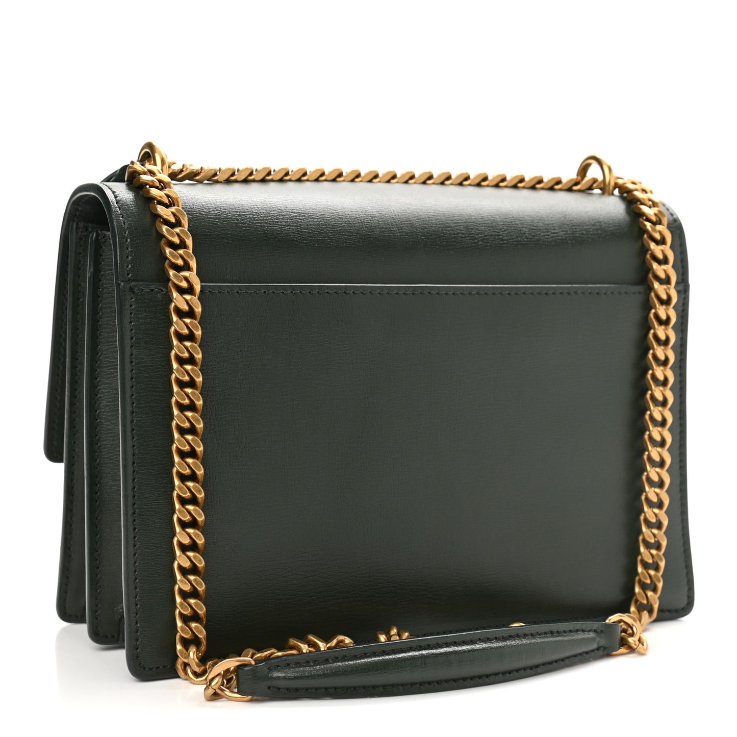 Calfskin Medium Monogram Sunset Dark Green