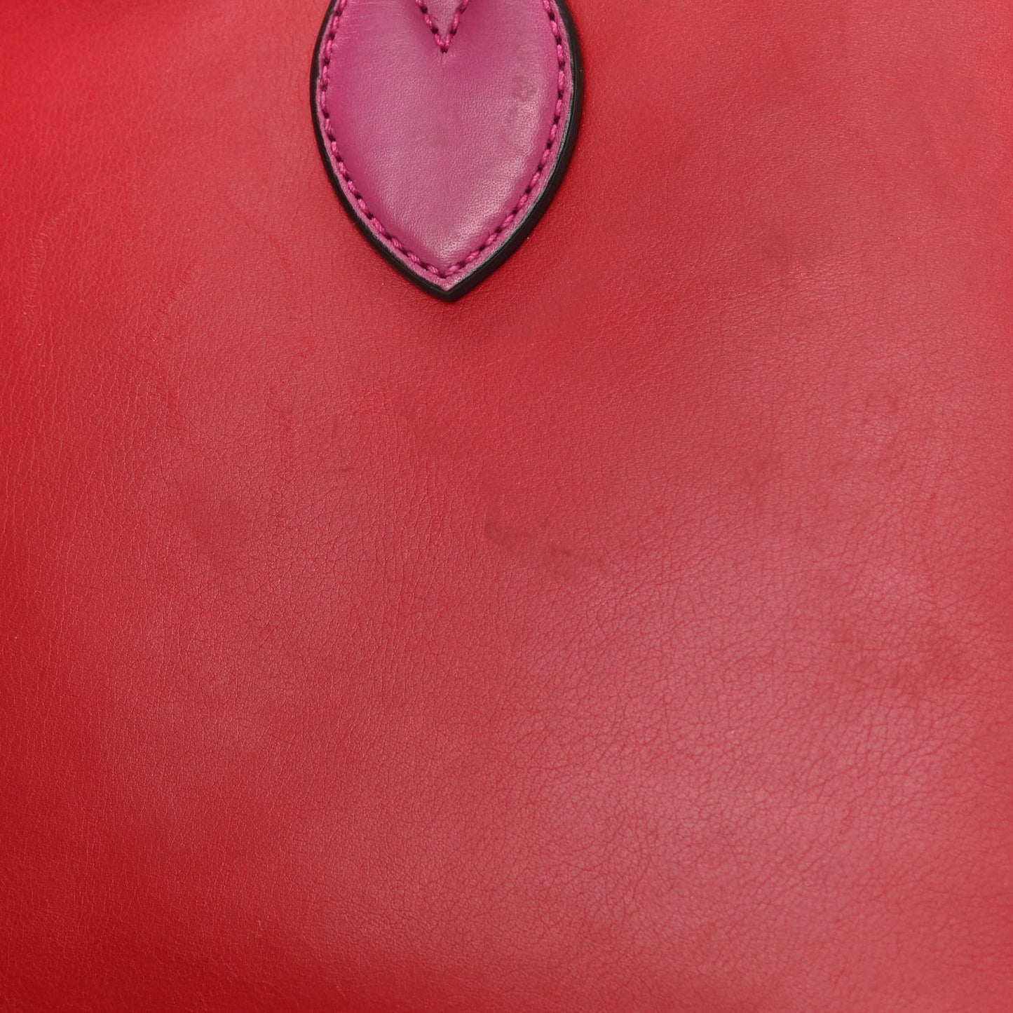Calfskin Small Top Handle Bag Hibiscus Red New Rosette