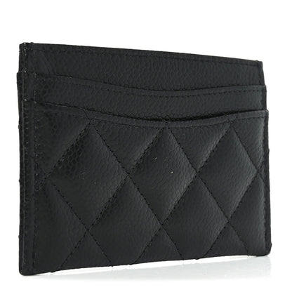 Chanel Caviar Quilted Card Holder Black 3 of 8