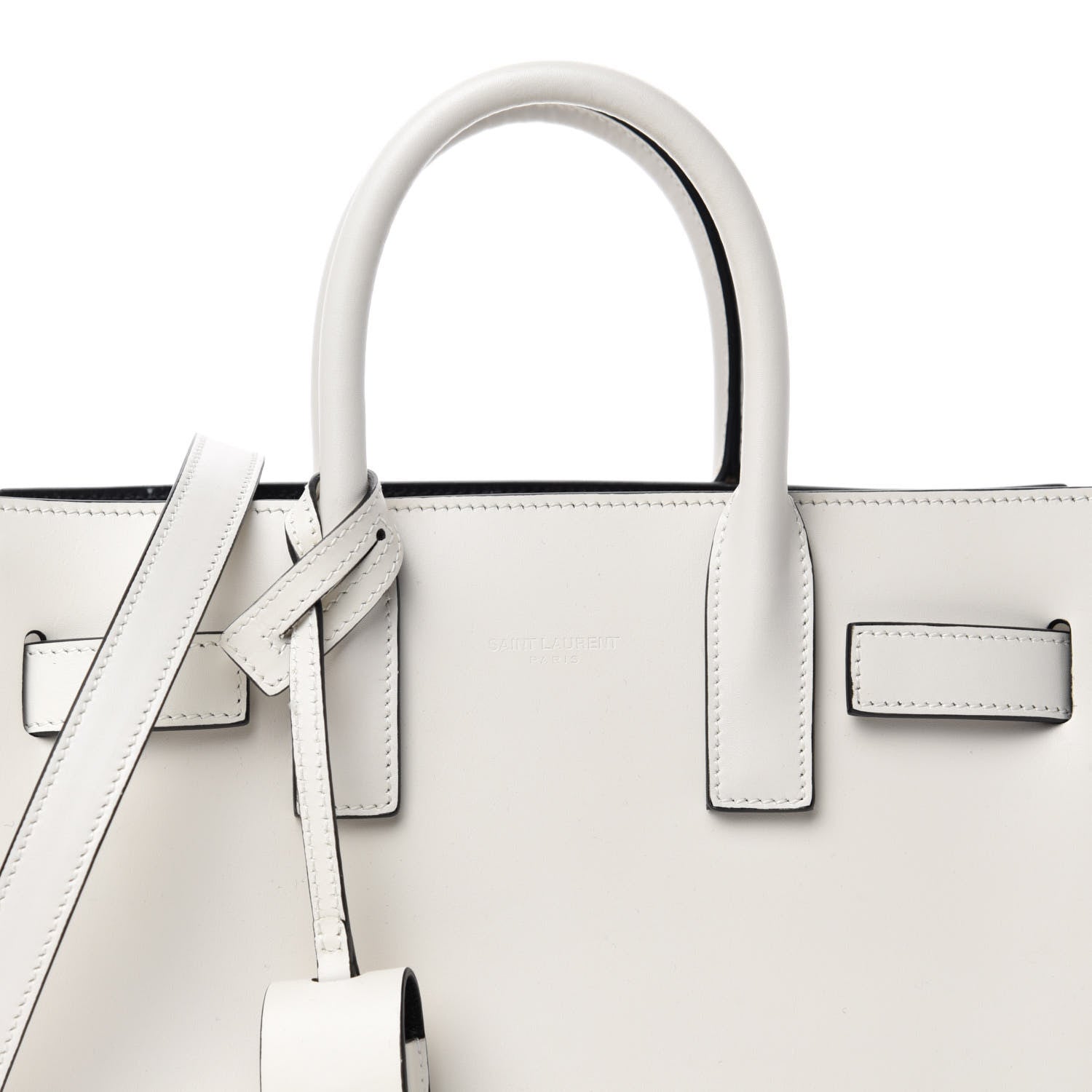 Saint Laurent Grained Calfskin Nano Sac De Jour Porcellana Black 10 of 10