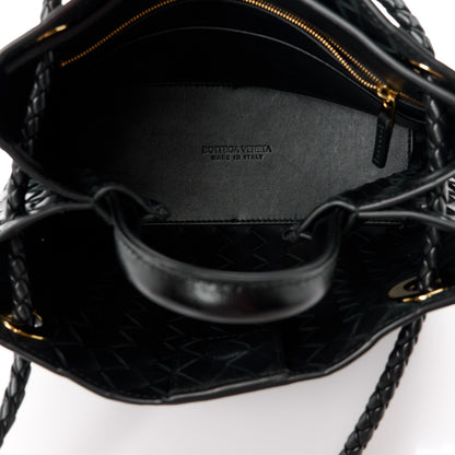 Bottega Veneta Nappa Intrecciato Small Andiamo Shoulder Bag Black 7 of 14