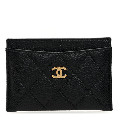 Chanel Caviar Quilted Card Holder Black 1 of 8