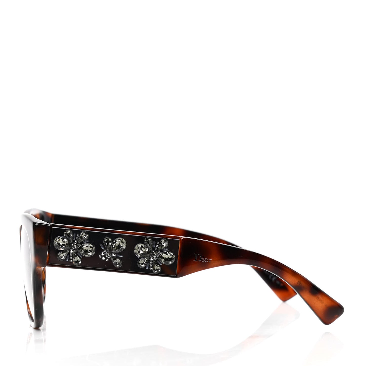 Dior Mercurial Crystal Sunglasses Tortoise