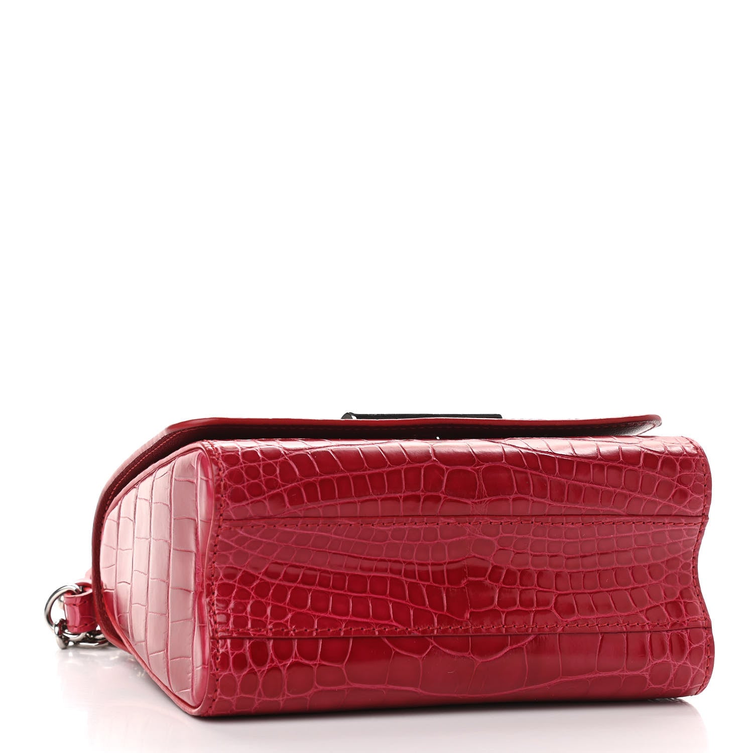 Louis Vuitton Crocodile Twist Shoulder Bag PM Rubis 4 of 10