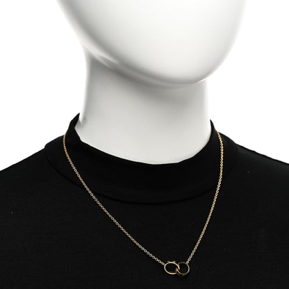 Cartier 18K Yellow Gold Interlocking LOVE Necklace 2 of 5