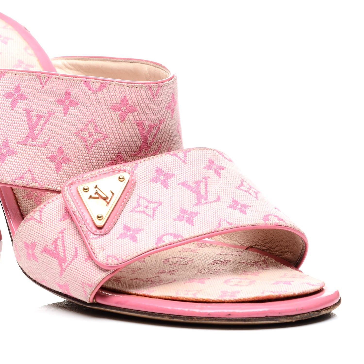 Louis Vuitton Mini Monogram Mary Kate Mules 41 Pink 14 of 15