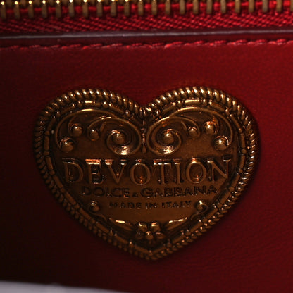 Dolce & Gabbana Calfskin Medium Devotion Crossbody Bag Red 6 of 8