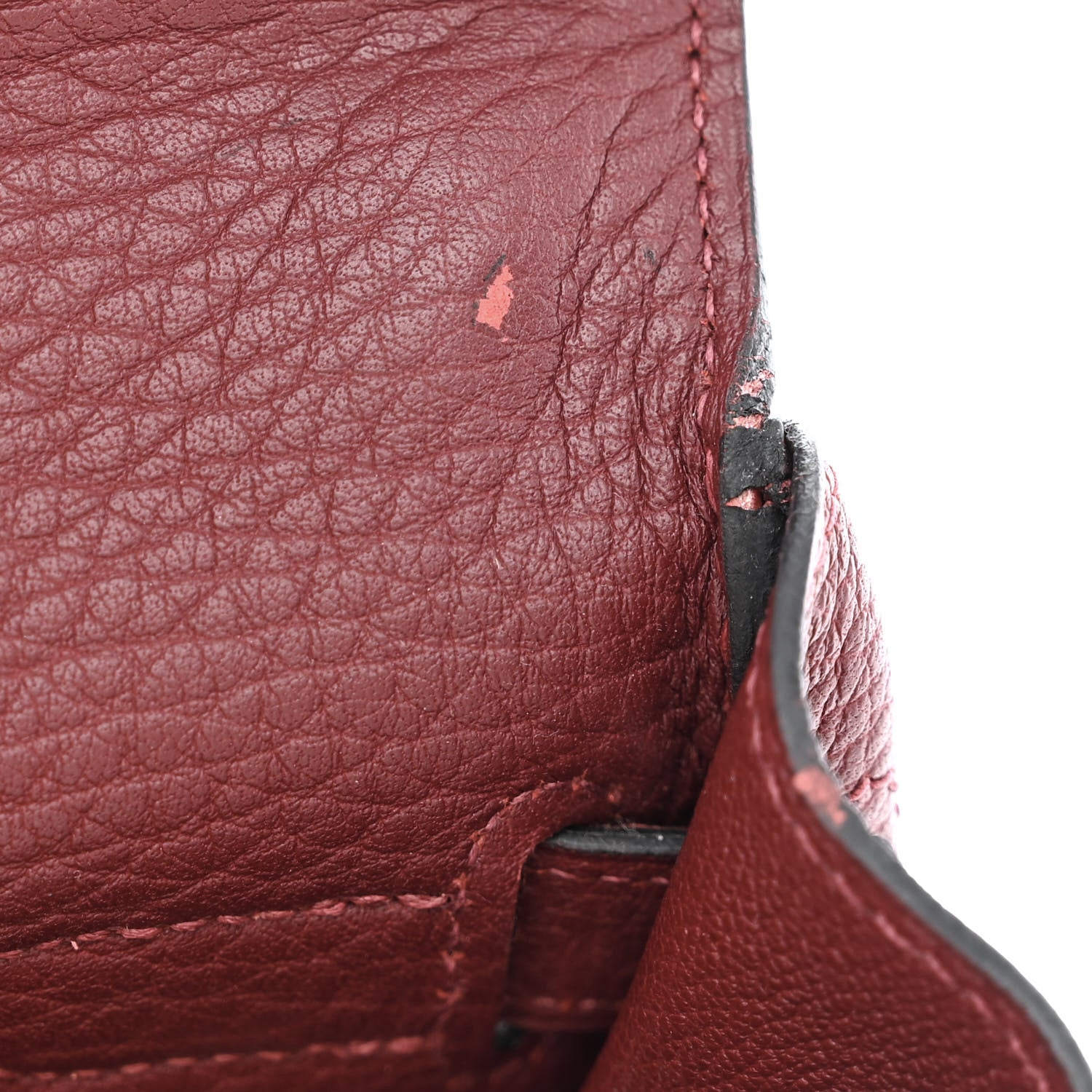 Hermes Fjord Kelly Retourne 32 Rouge H 12 of 14