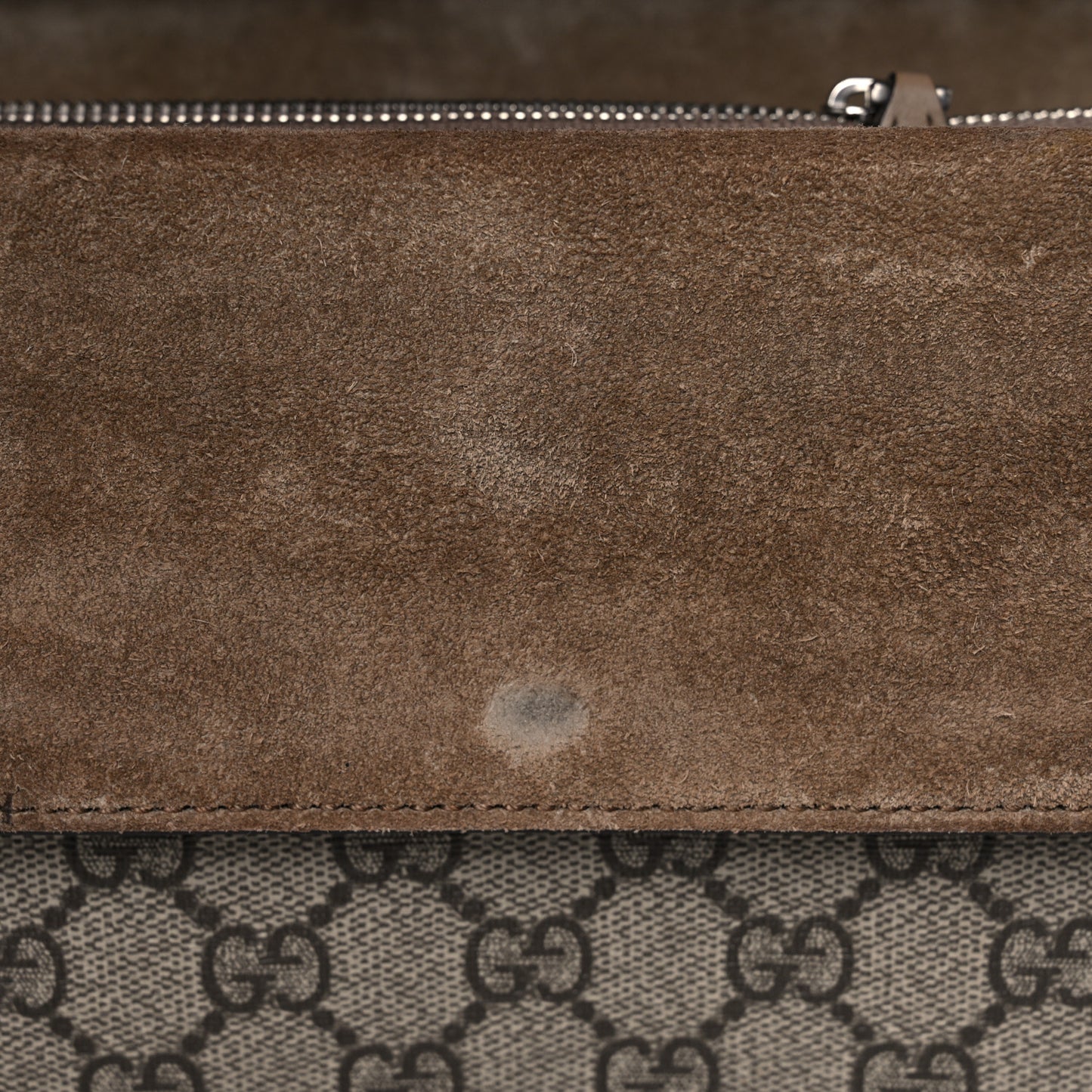GG Supreme Monogram Small Dionysus Shoulder Bag Taupe