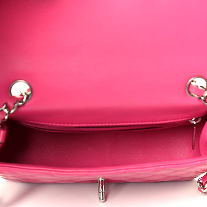 Chanel Lambskin Quilted Mini Rectangular Flap Pink 4 of 8