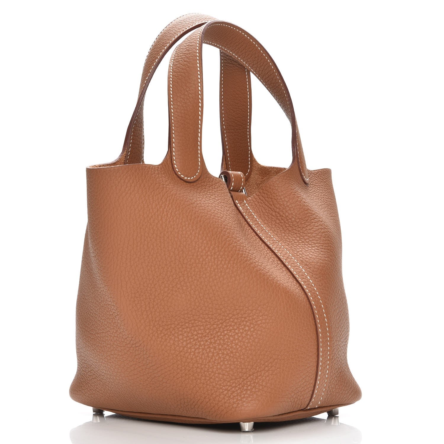 Hermes Taurillon Clemence Picotin Lock 18 PM Gold 3 of 7