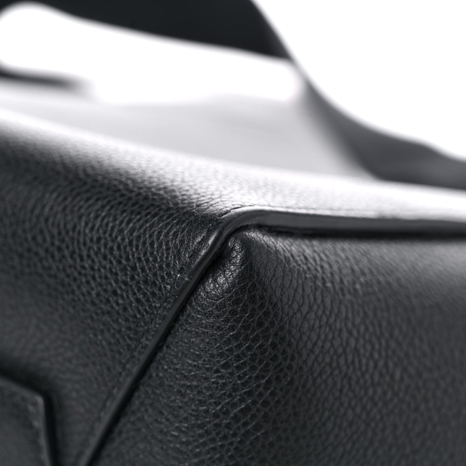 Celine Soft Grained Calfskin Small Sangle Bucket Bag Black 8 of 10