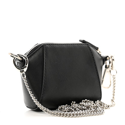 Givenchy Lambskin Baby Antigona with Chain Black 3 of 9