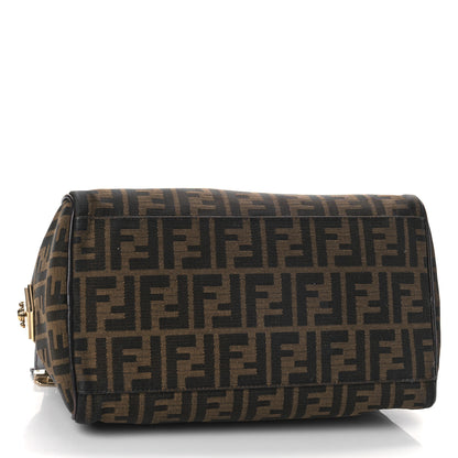 Fendi Zucca Cuoio Lucido Medium Chef Boston Tobacco Moro 4 of 8