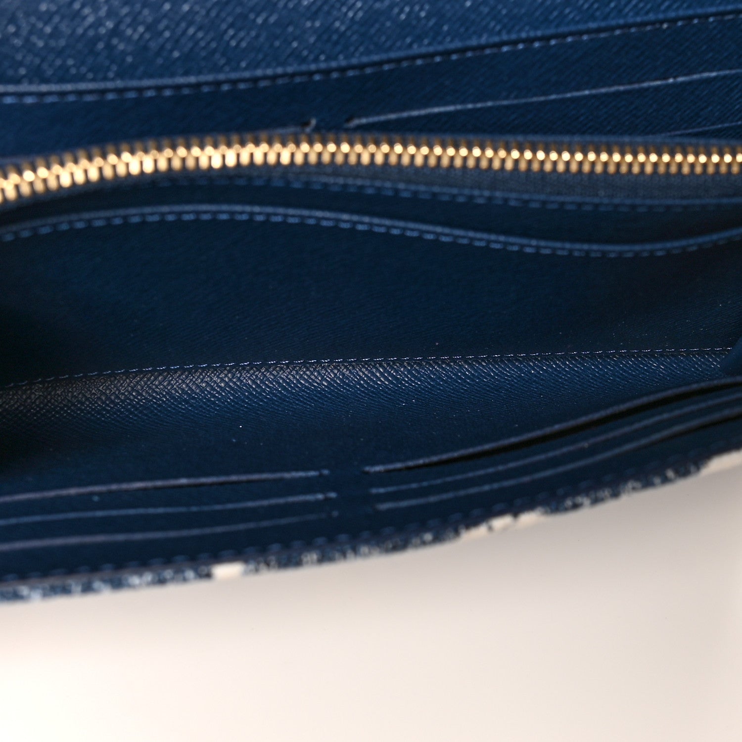 Louis Vuitton Monogram Jacquard Denim Sarah Wallet Bleu 6 of 9