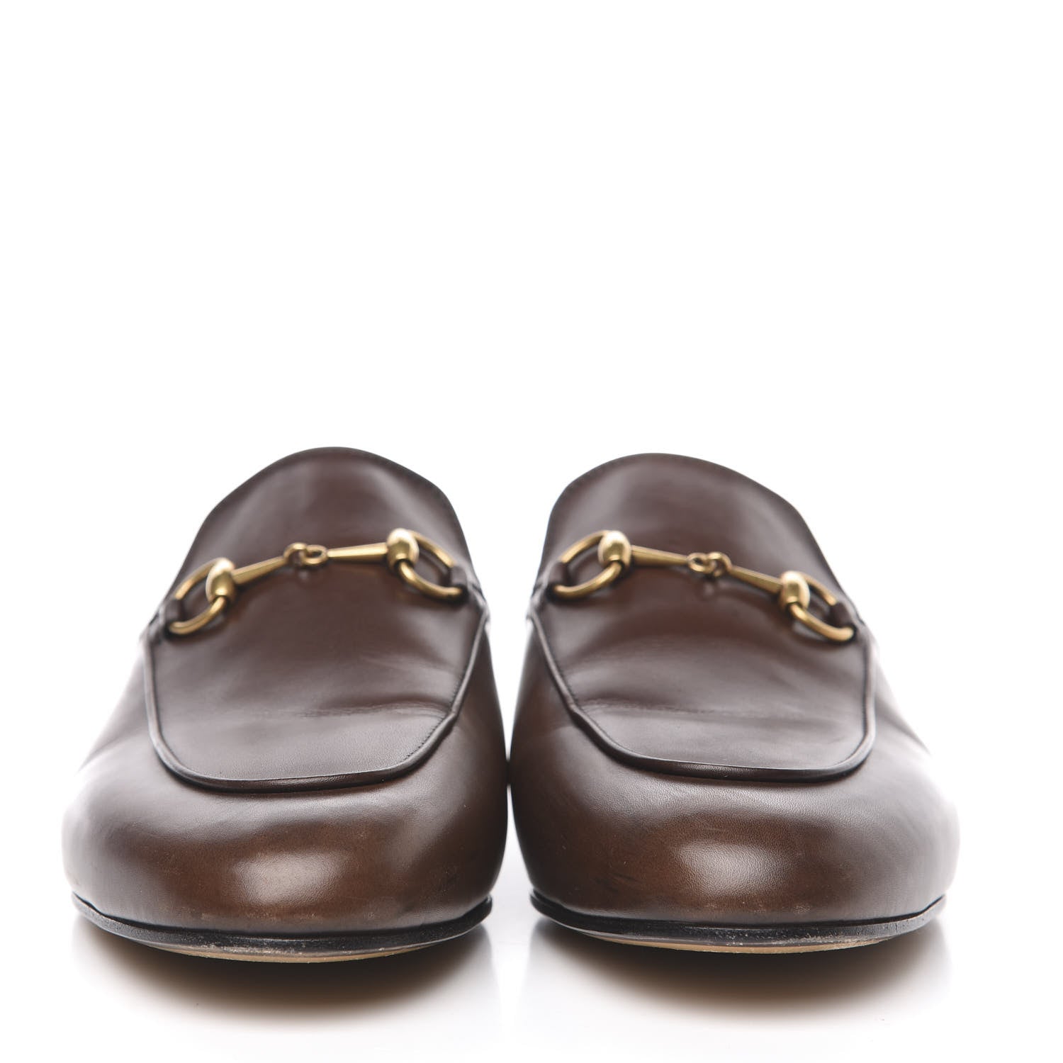 Gucci Calfskin Womens Princetown Slippers 39 Fondente Brown 2 of 11