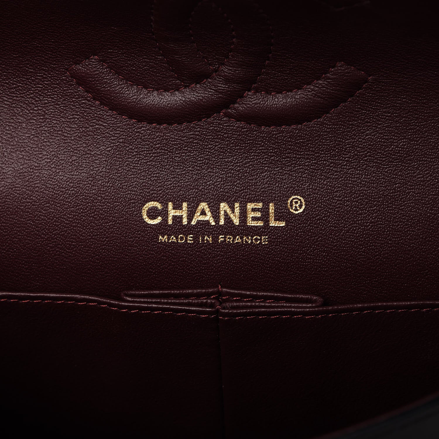 Chanel Lambskin Quilted Medium Double Flap Black 16 of 19