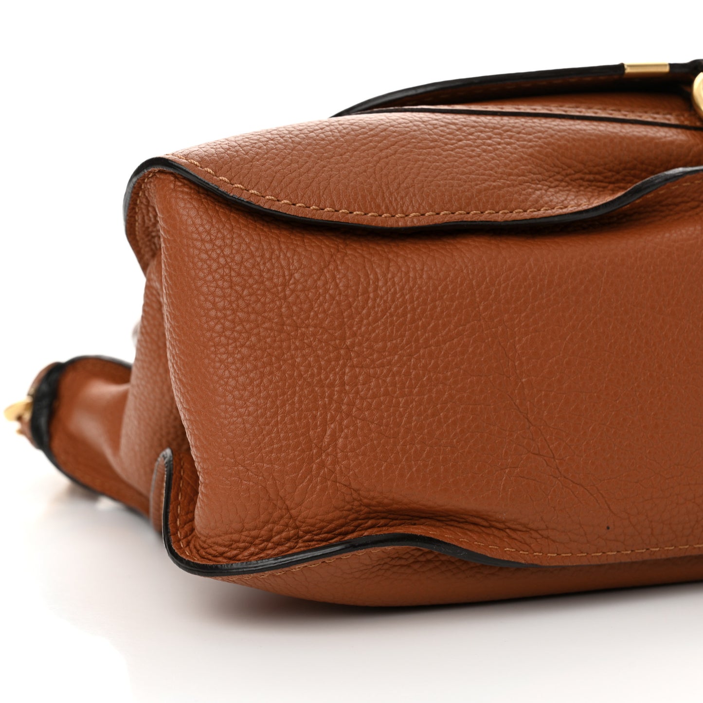 Calfskin Medium Marcie Satchel Tan