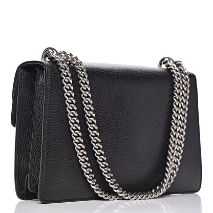 Gucci Pebbled Calfskin Small Dionysus Shoulder Bag Black 3 of 18