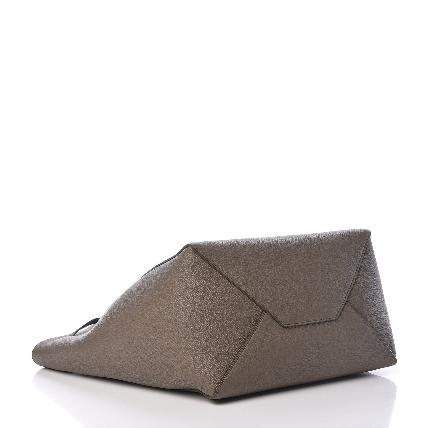 Soft Grained Calfskin Small Belt Cabas Phantom Taupe