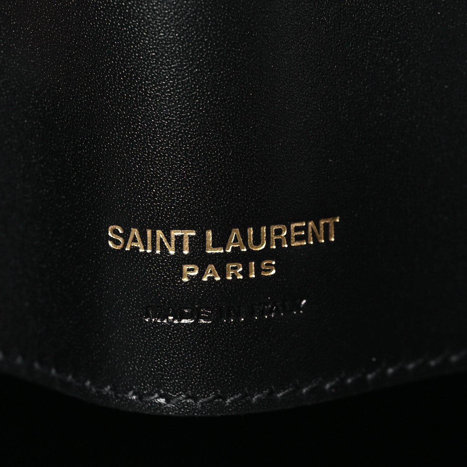 Saint Laurent Shiny Calfskin Le 37 Bucket Bag Black 7 of 9
