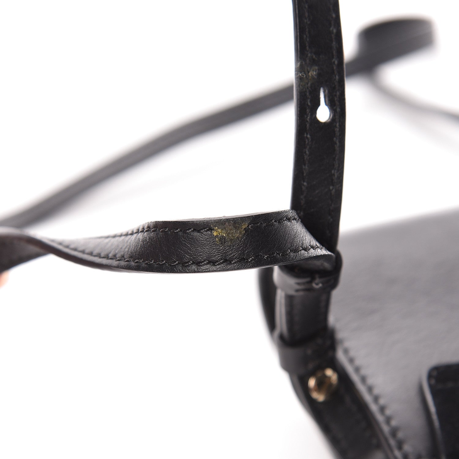 Chloe Suede Calfskin Mini Faye Shoulder Bag Black 9 of 14