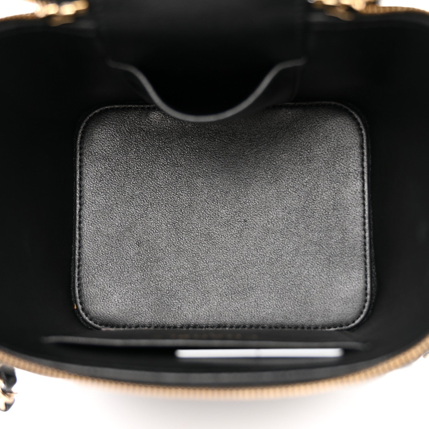Chanel Caviar Quilted Small Top Handle Vanity Case With Chain Black 5 of 10