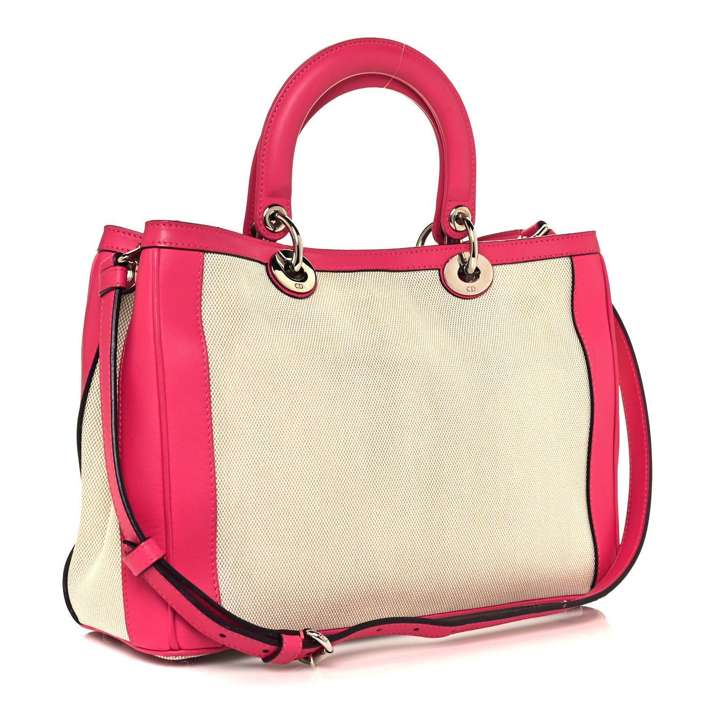 Canvas Calfskin Large Diorissimo Tote