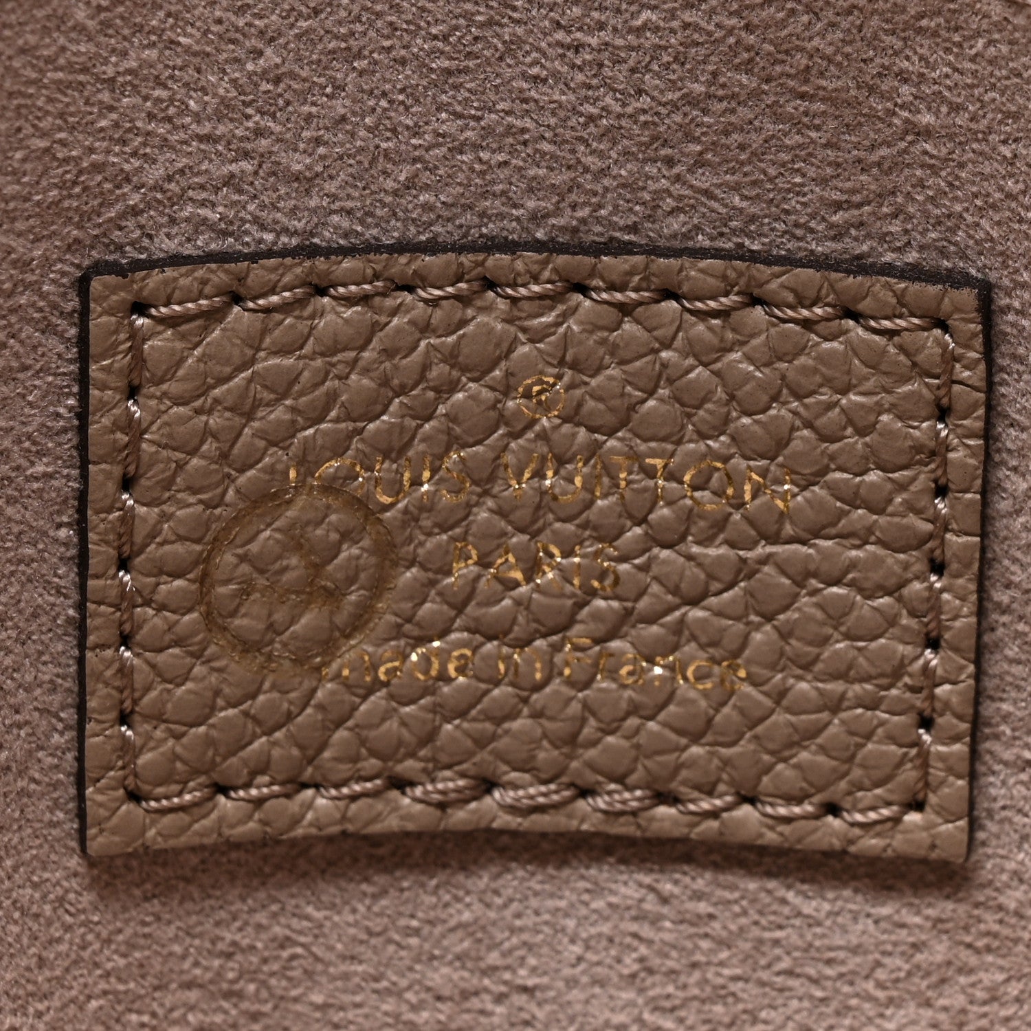 Louis Vuitton Empreinte Monogram Giant Madeleine MM Dove Grey Beige 6 of 10
