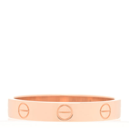 Cartier 18K Pink Gold 3.5mm LOVE Wedding Band Ring 59 8.75 3 of 5
