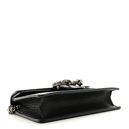 Gucci Calfskin Super Mini Dionysus Shoulder Bag Black 4 of 12