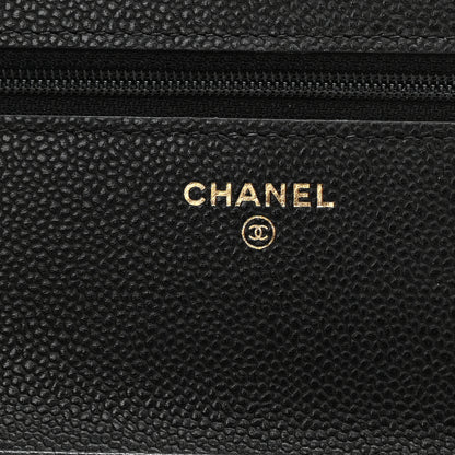 Chanel Caviar Quilted Miss Coco Wallet On Chain WOC Black 9 of 12