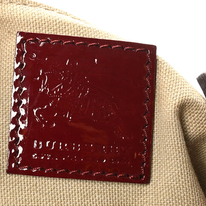 Burberry Patent Nova Check Heart Hobo Berry Red 6 of 9