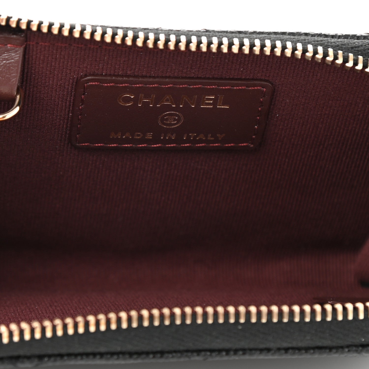 Chanel Caviar Quilted Zipped Key Holder Case Black 5 of 8