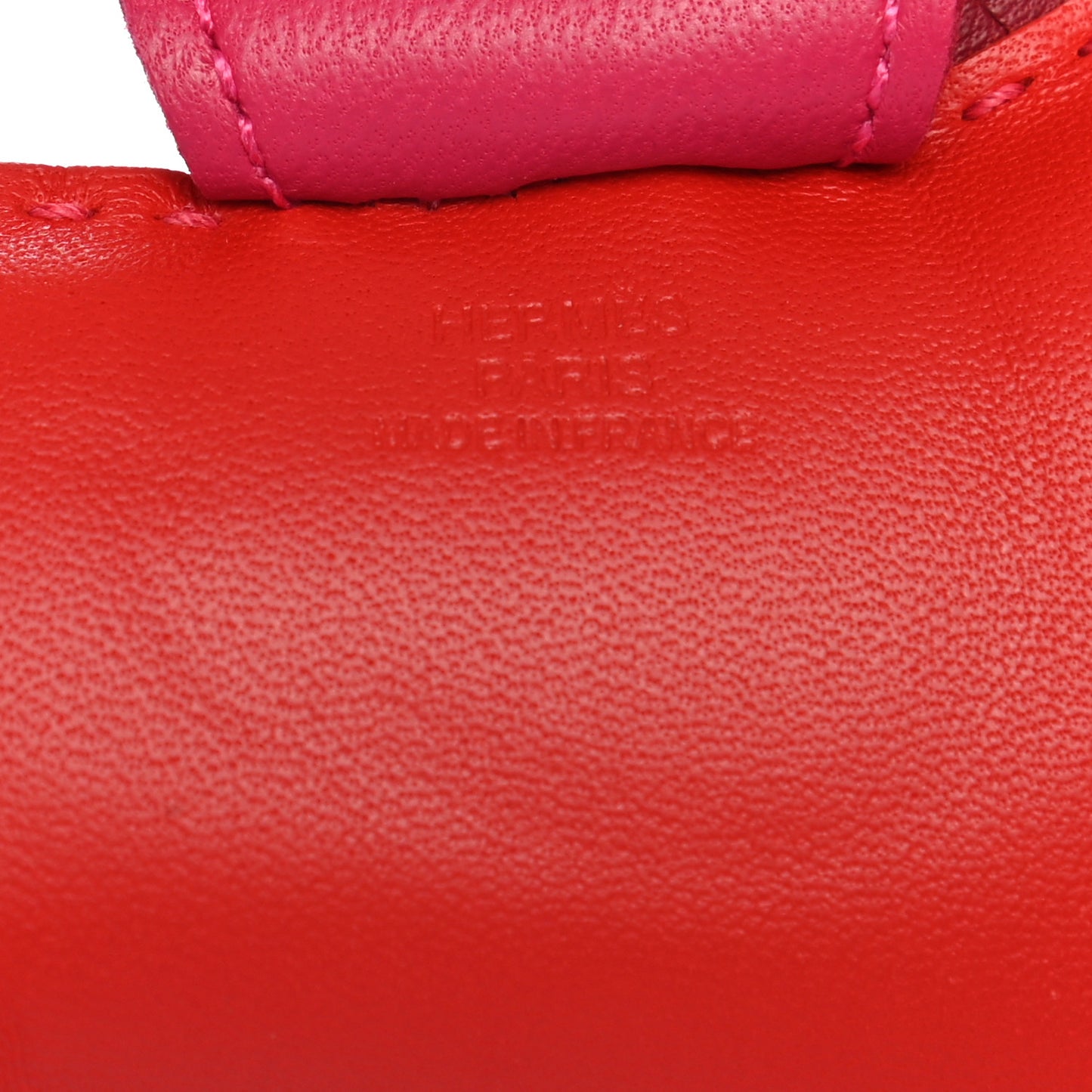 Milo Lambskin Grigri Rodeo Horse Bag Charm MM Rouge Indien Rubis Rose Mexico