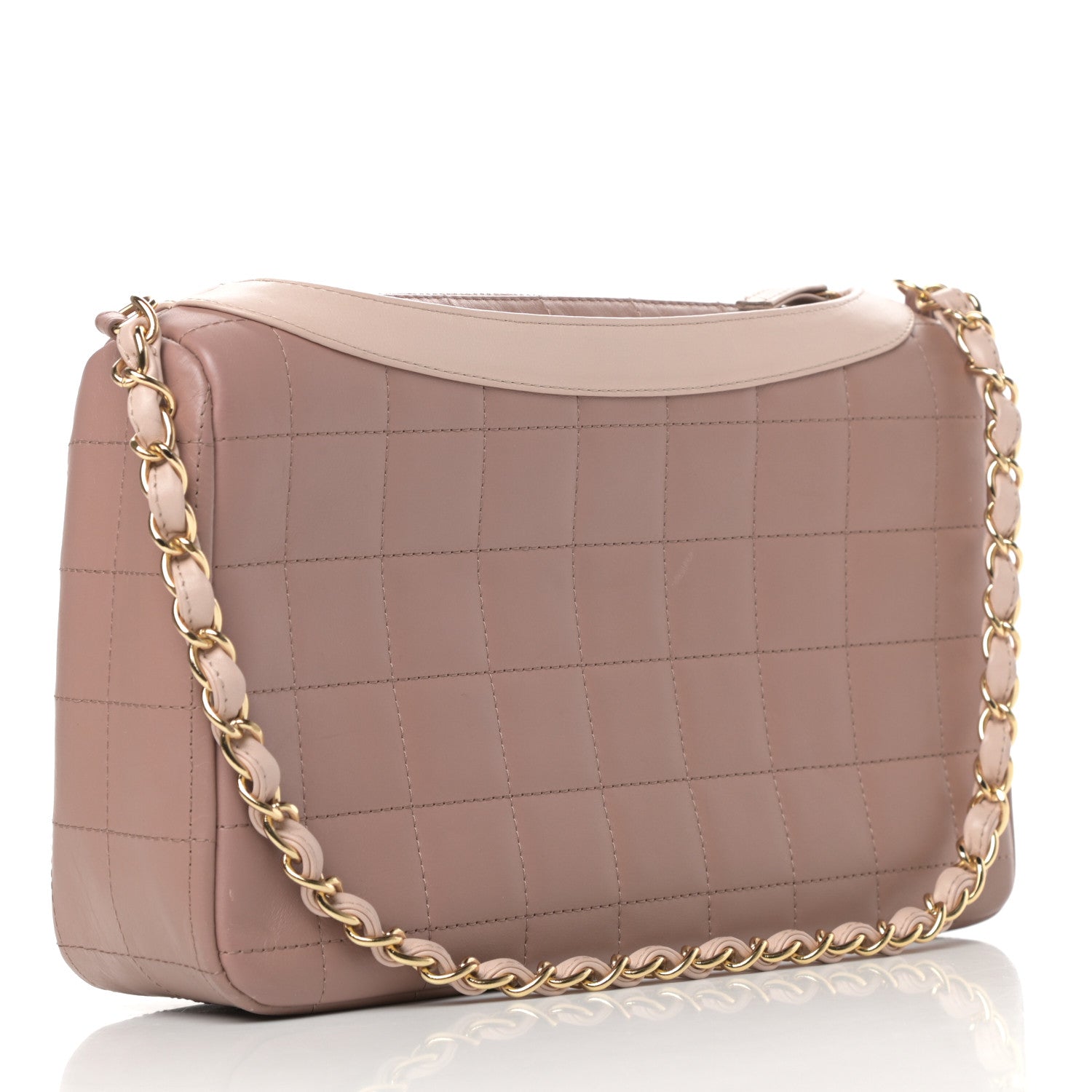 Chanel Calfskin Quilted Small Girl Shoulder Bag Beige 3 of 9