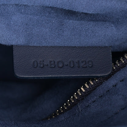 Christian Dior Ultra Matte Calfskin Cannage Large Lady Dior Blue 7 of 14