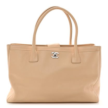 Chanel Calfskin Cerf Executive Shopper Tote Beige 1 of 11