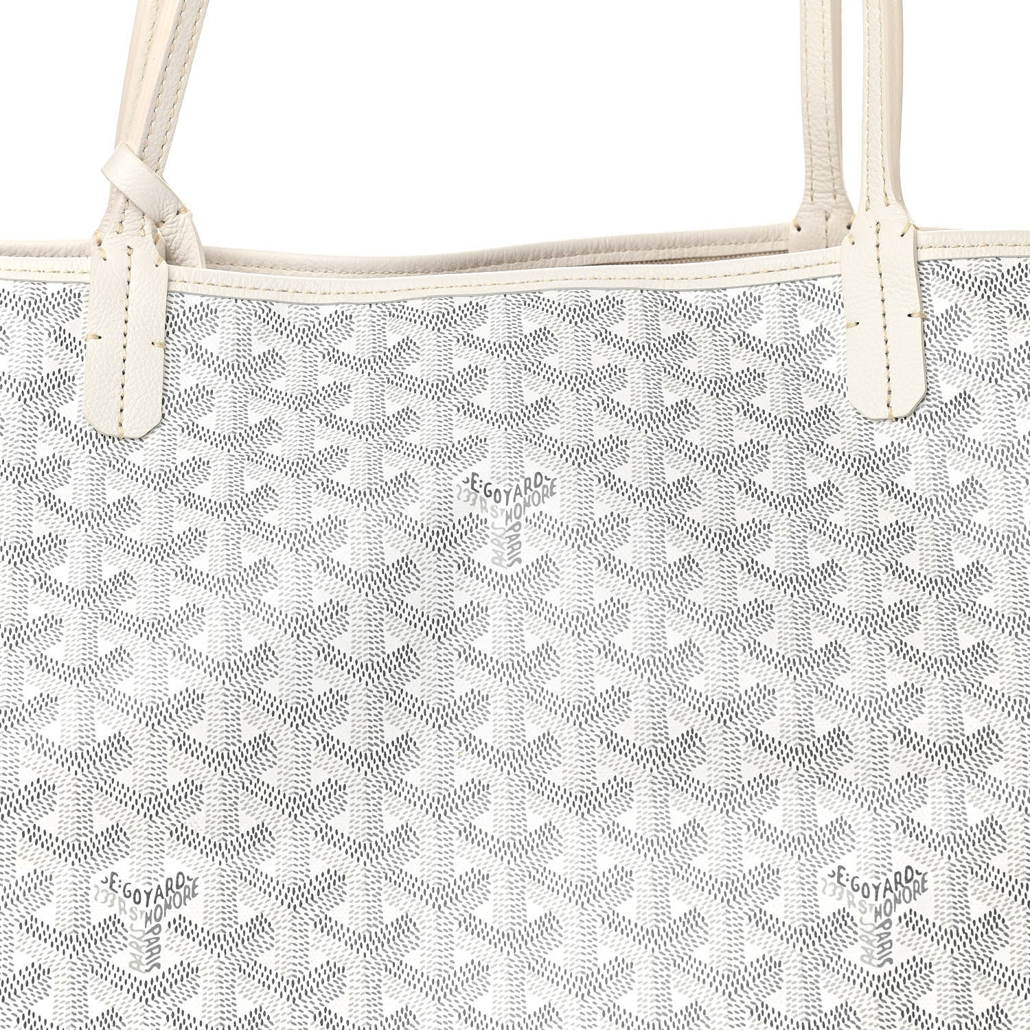 Goyard Goyardine Saint Louis GM White 8 of 10