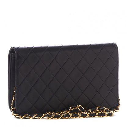 Chanel Lambskin Quilted Small Single Flap Black 2 of 9
