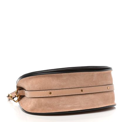 Chloe Calfskin Suede Medium Nile Bracelet Bag Biscotti Beige 4 of 9