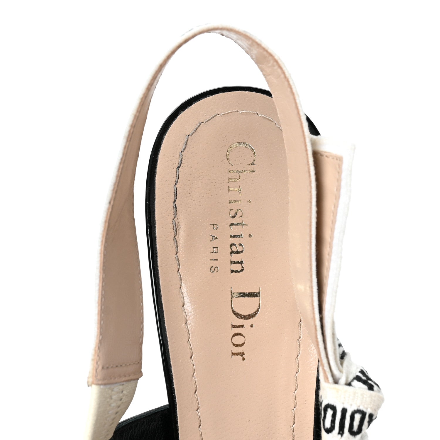 Christian Dior Patent Ribbon J'Adior Slingback 100mm Pumps 38 Black 7 of 8